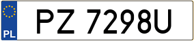 Truck License Plate